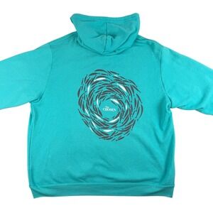 The Chosen Hoodie Mens 3XL Teal Blue‎ Zip Up Against The Current Collection